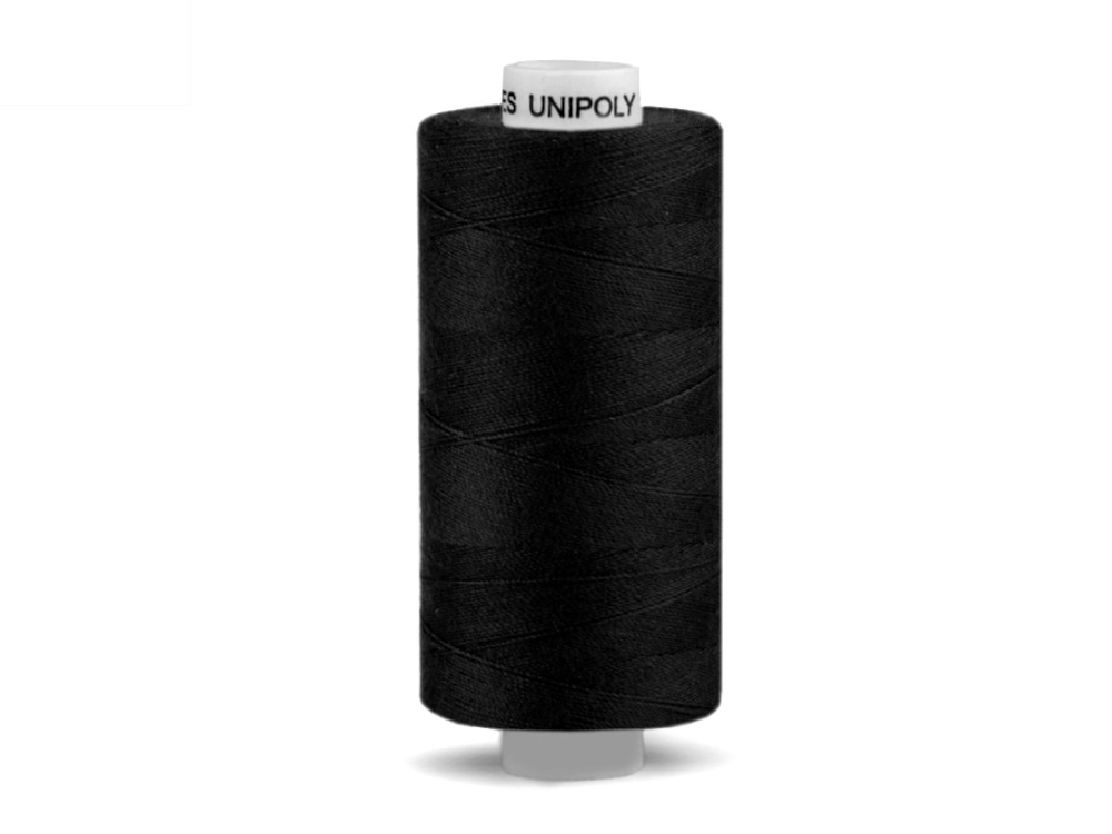 Polyesterová nit Unipoly 999 černá, 500 m